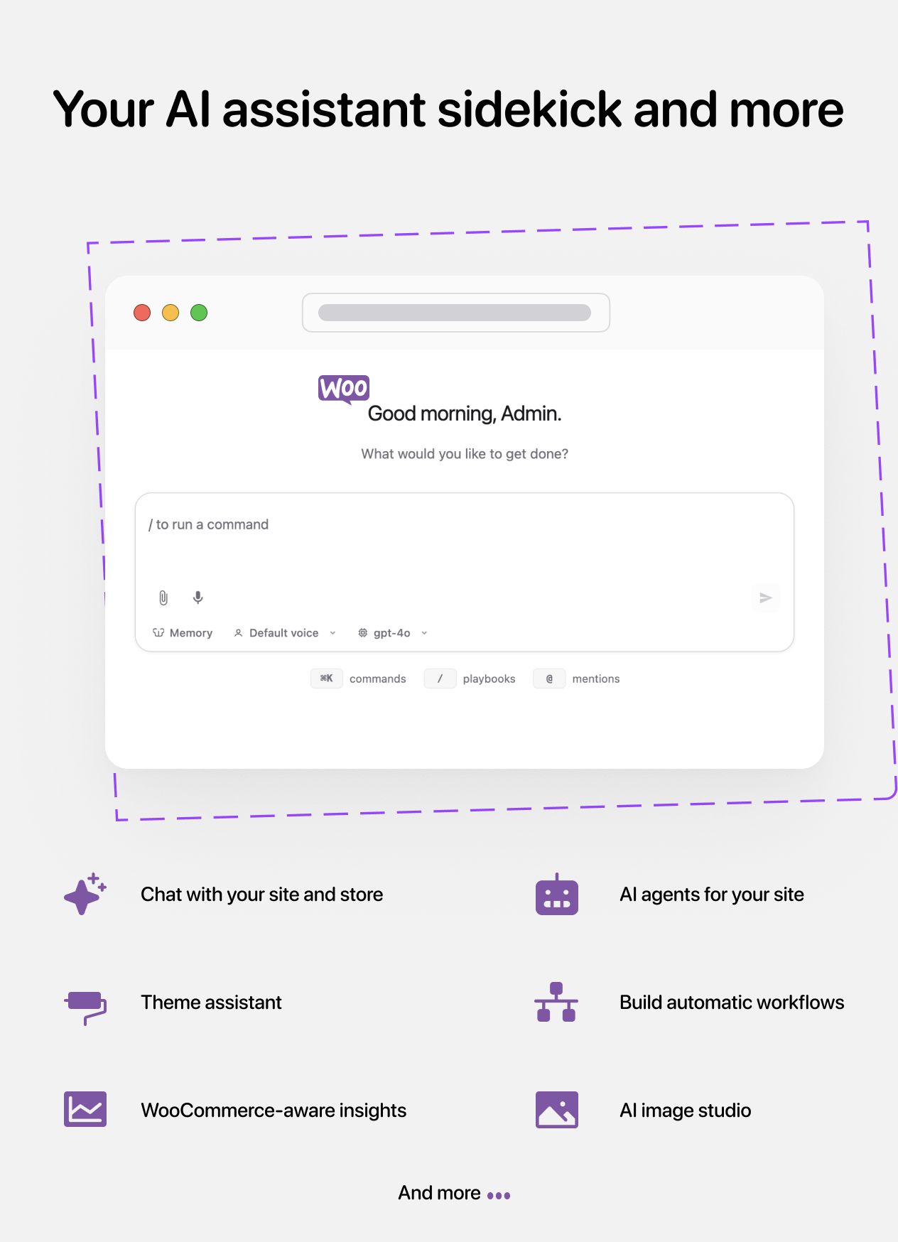 SophMate - Showing Copilot and several features.