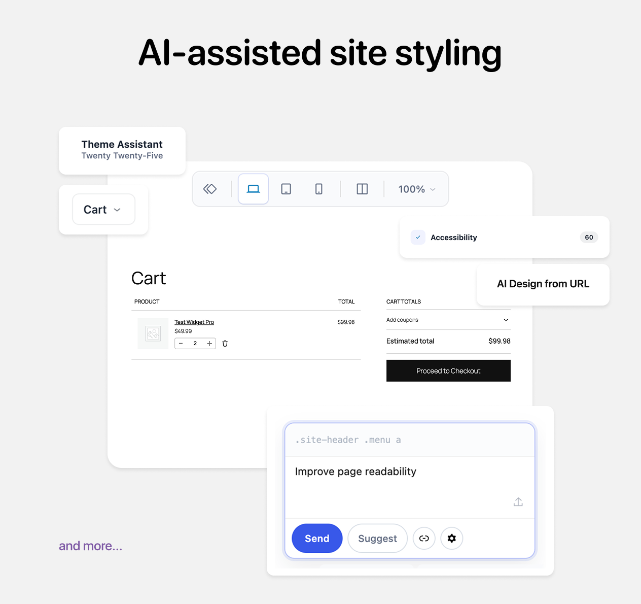 SophMate - Showing Theme Assistant.
